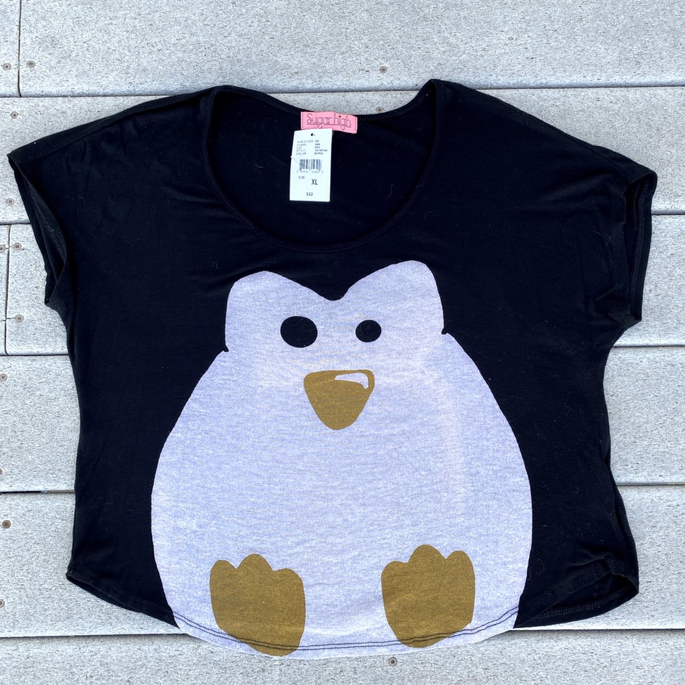Cute Penguin Top NWT